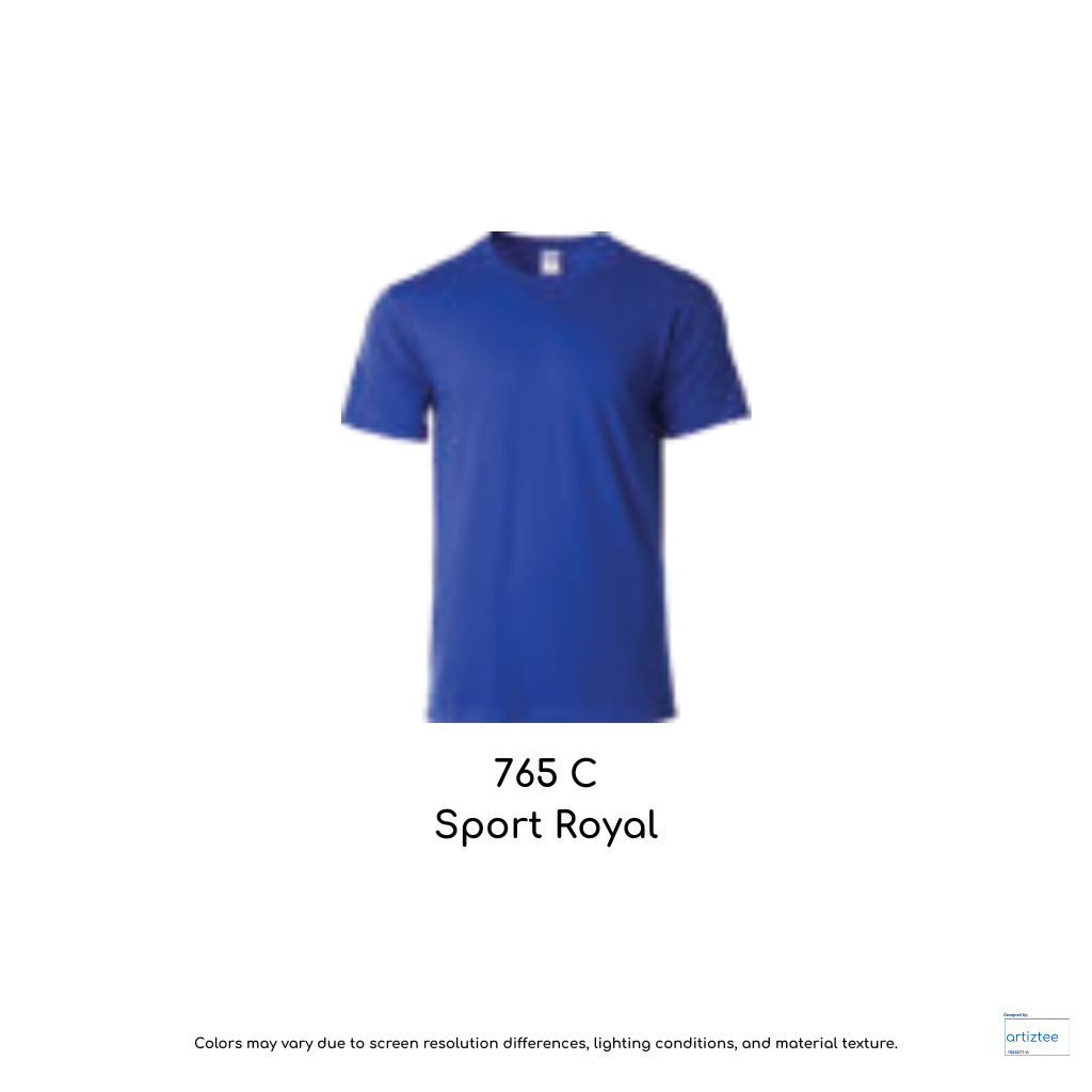 T-Shirt Youth Unisex 180gsm Cotton Sport Royal 765C 76000B