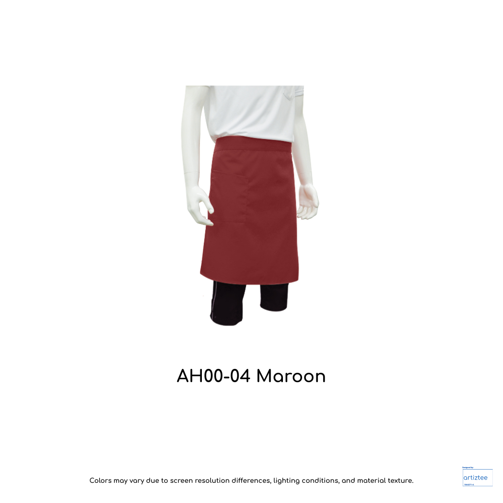Apron - Half Body | 2 Pockets | Unisex | AH00