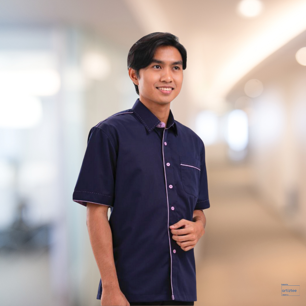 Corporate Uniform FC-832 Unisex Short Sleeves Navy