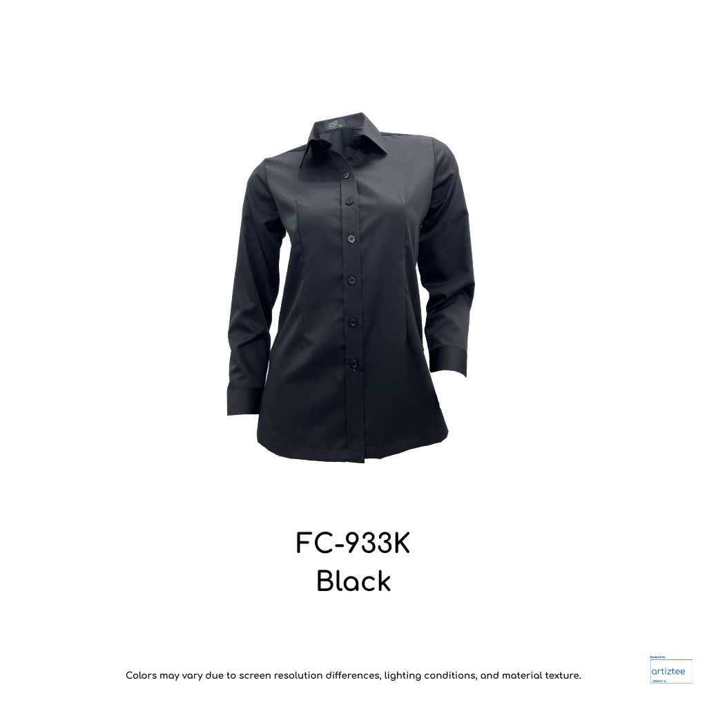 Corporate Uniform Female Long Sleeves FC-933K Black