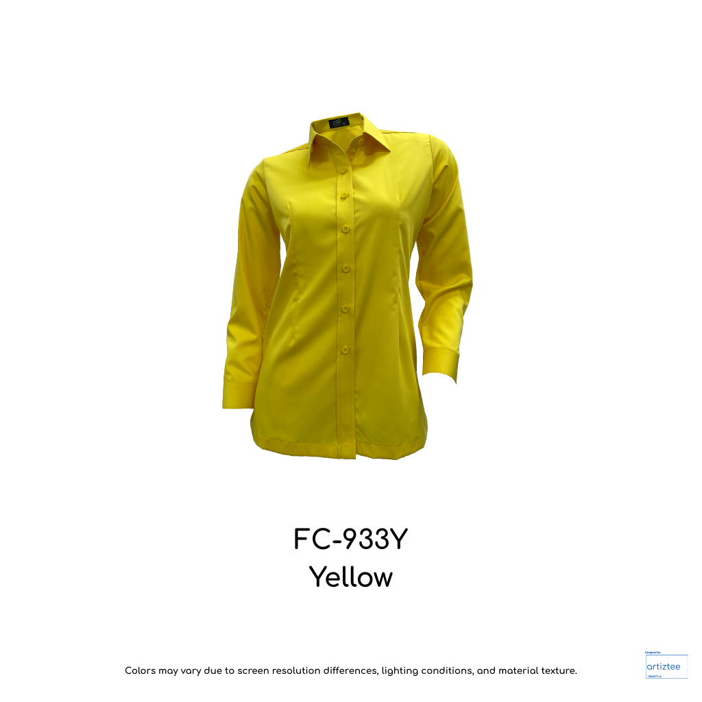 Corporate Uniform Female Long Sleeves FC-933Y Yellow