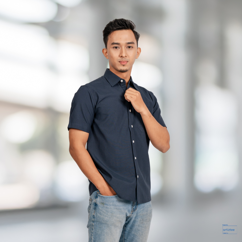Corporate Uniform Unisex Short Sleeves FC-833 Navy