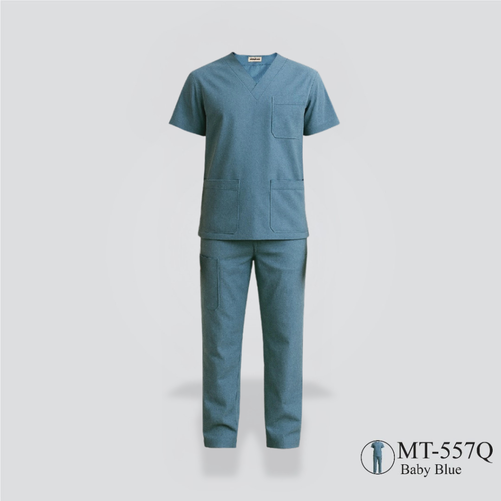 Unisex Medical Scrub - Baby Blue