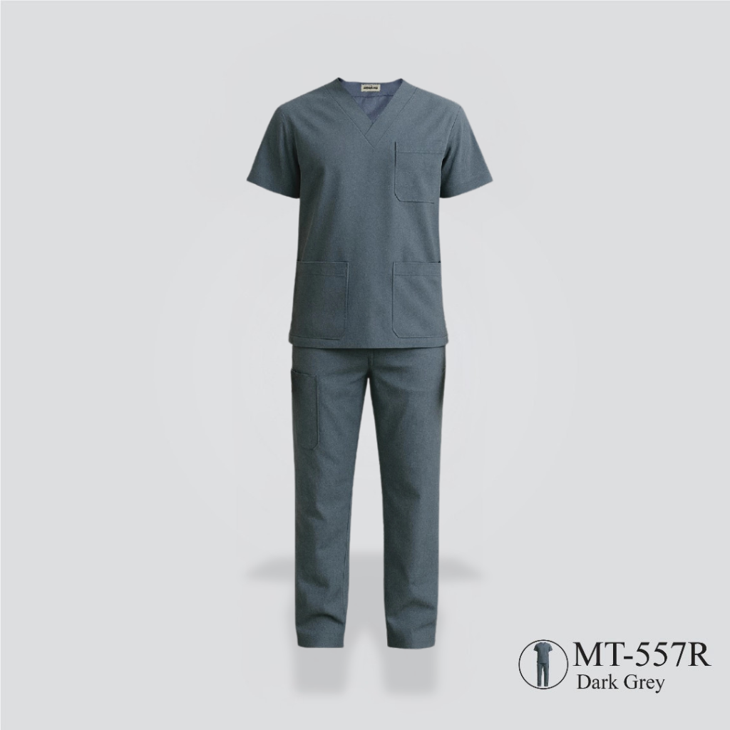 Unisex Medical Scrub - Dark Grey