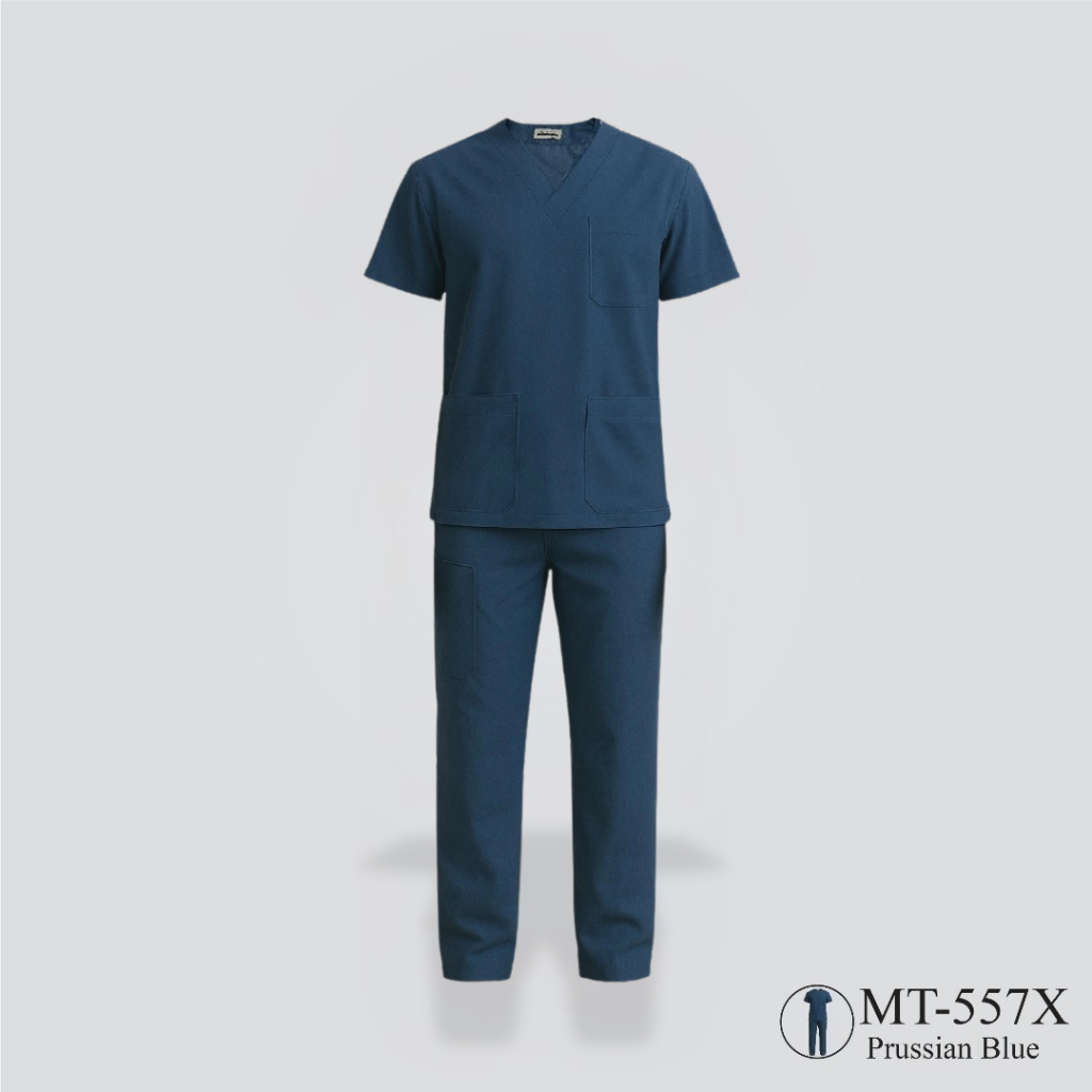 Unisex Medical Scrub - Prussian Blue