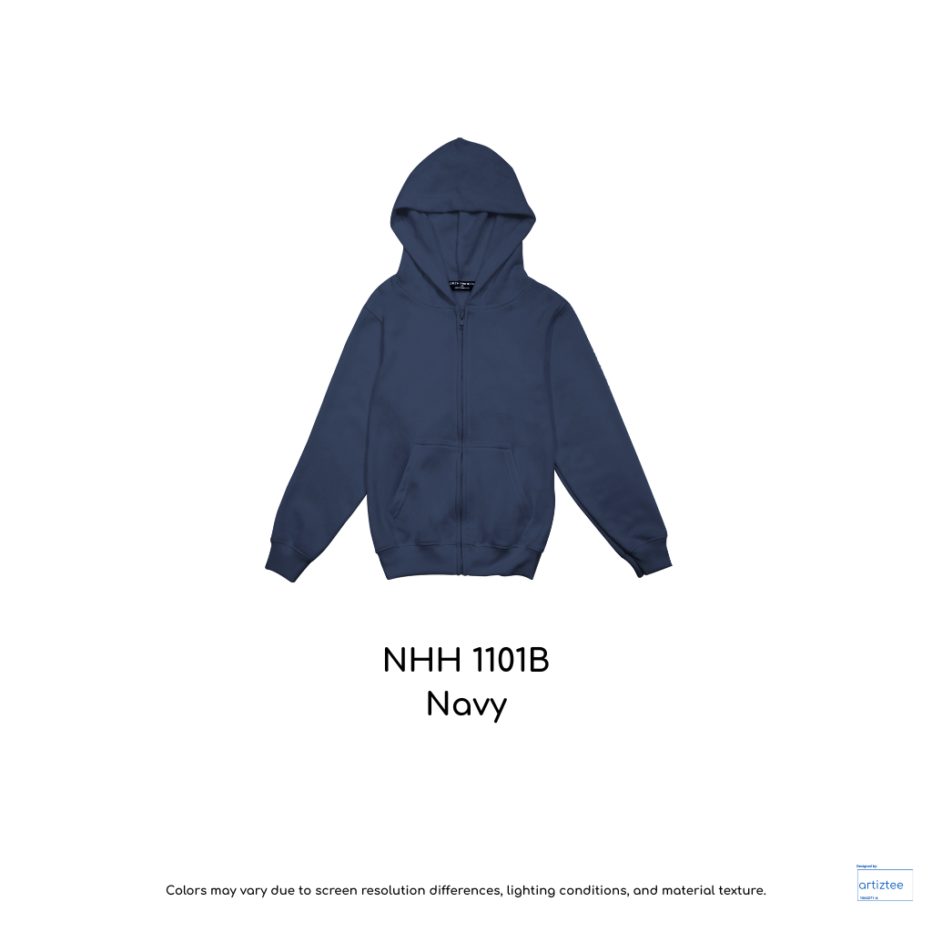 Kid Hoodie Pullover - Unisex | Navy | NHH1101B | Artiztee