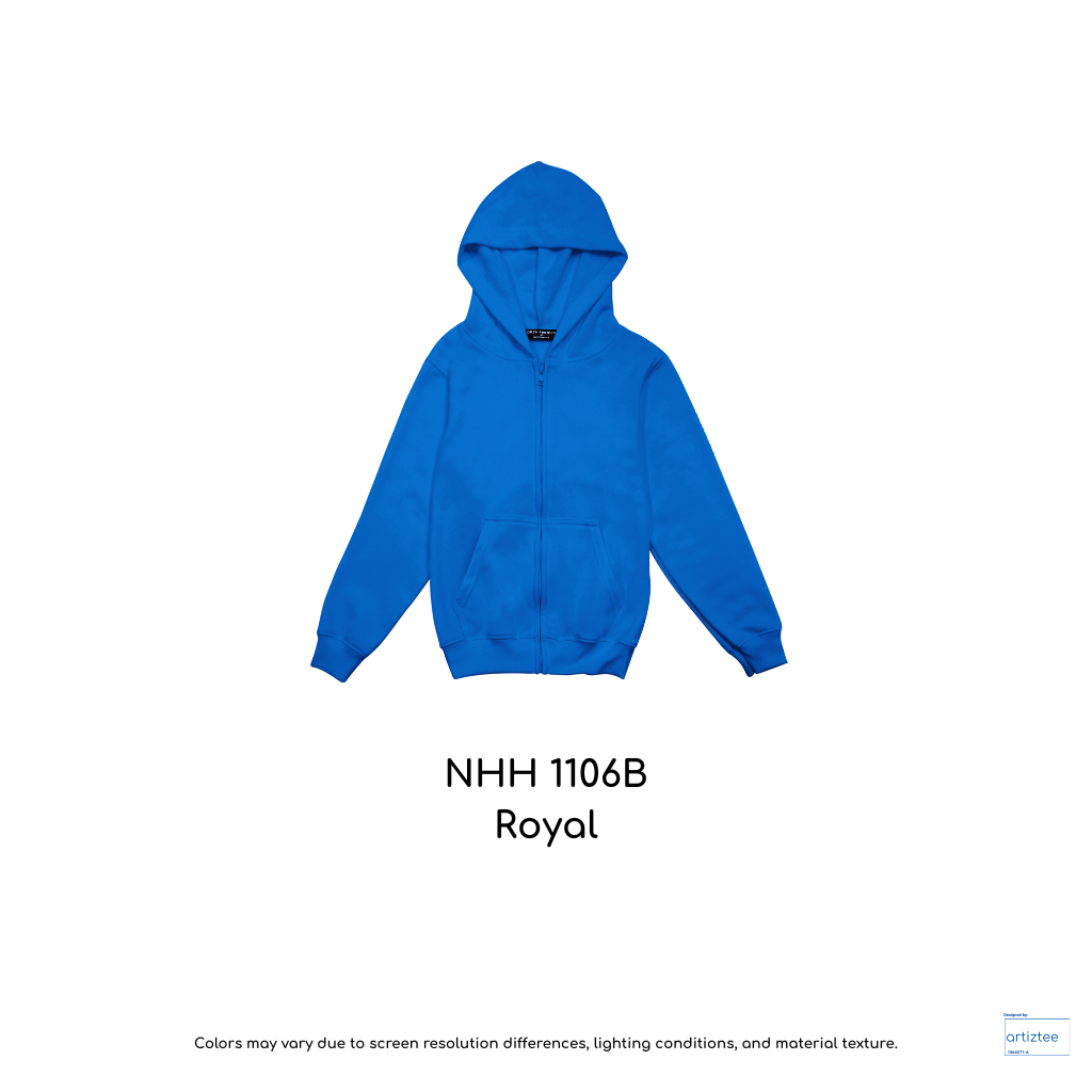 Kid Hoodie Pullover - Unisex | Royal | NHH1106B | Artiztee