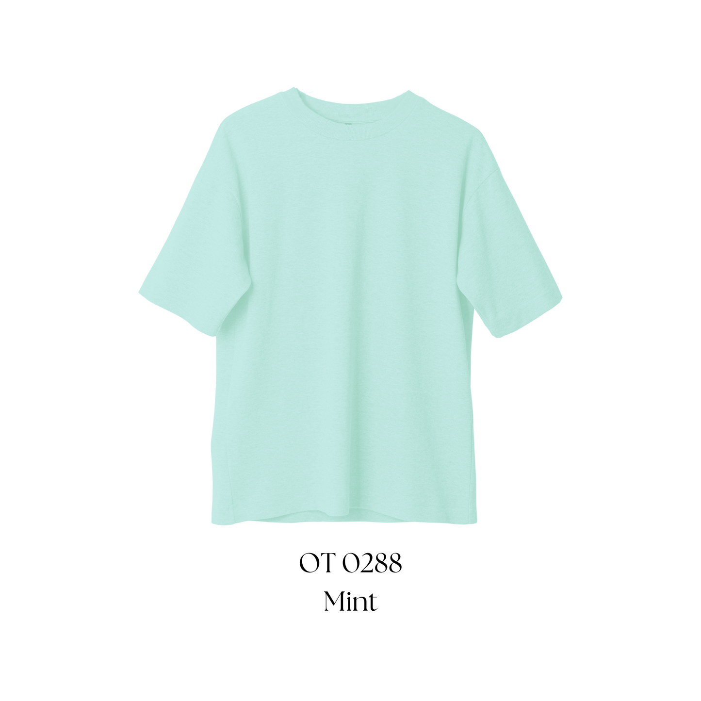 Oversized T-Shirt - Premium Cotton | Unisex | 260gsm | OT0288 | Mint