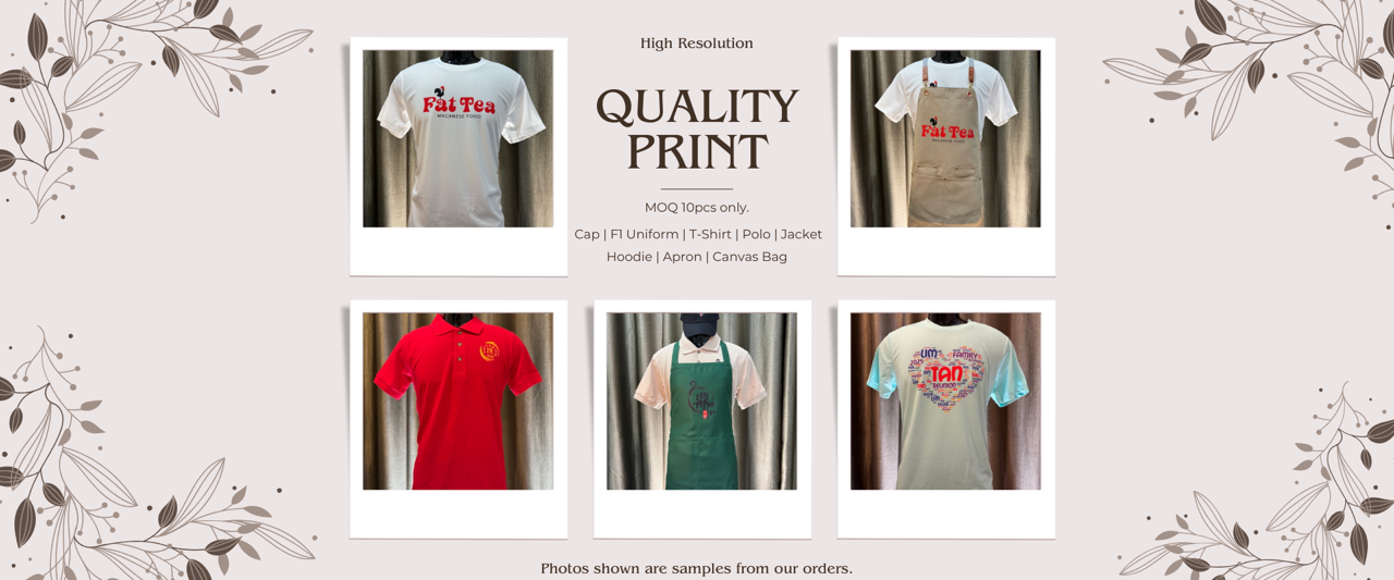 Artiztee Completed Project-Printing