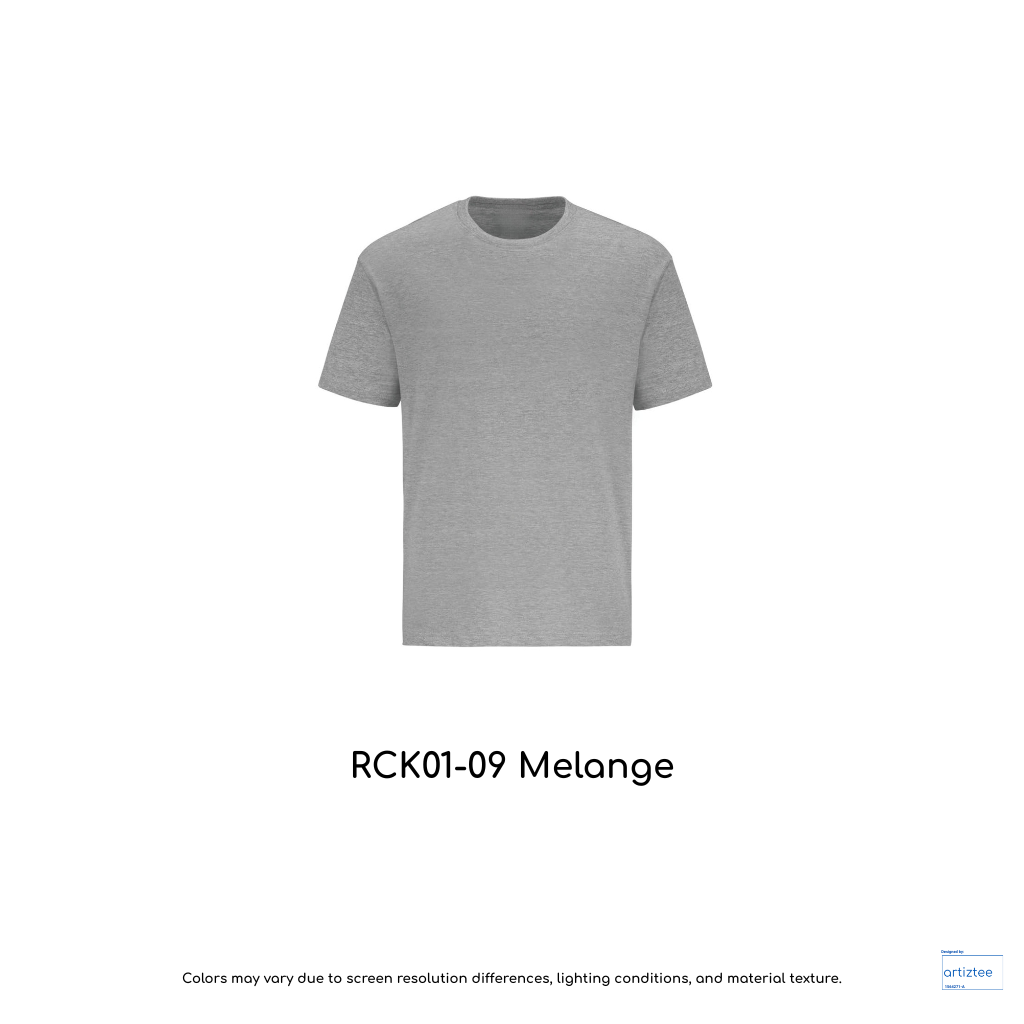 Kid T-Shirt - Combed Cotton RCK01-09 Melange | Unisex 160gsm | Artiztee