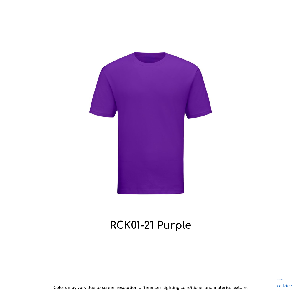 Kid T-Shirt - Combed Cotton RCK01-21 Purple | Unisex 160gsm | Artiztee