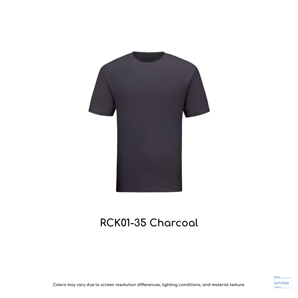 Kid T-Shirt - Combed Cotton RCK01-35 Charcoal | Unisex 160gsm | Artiztee