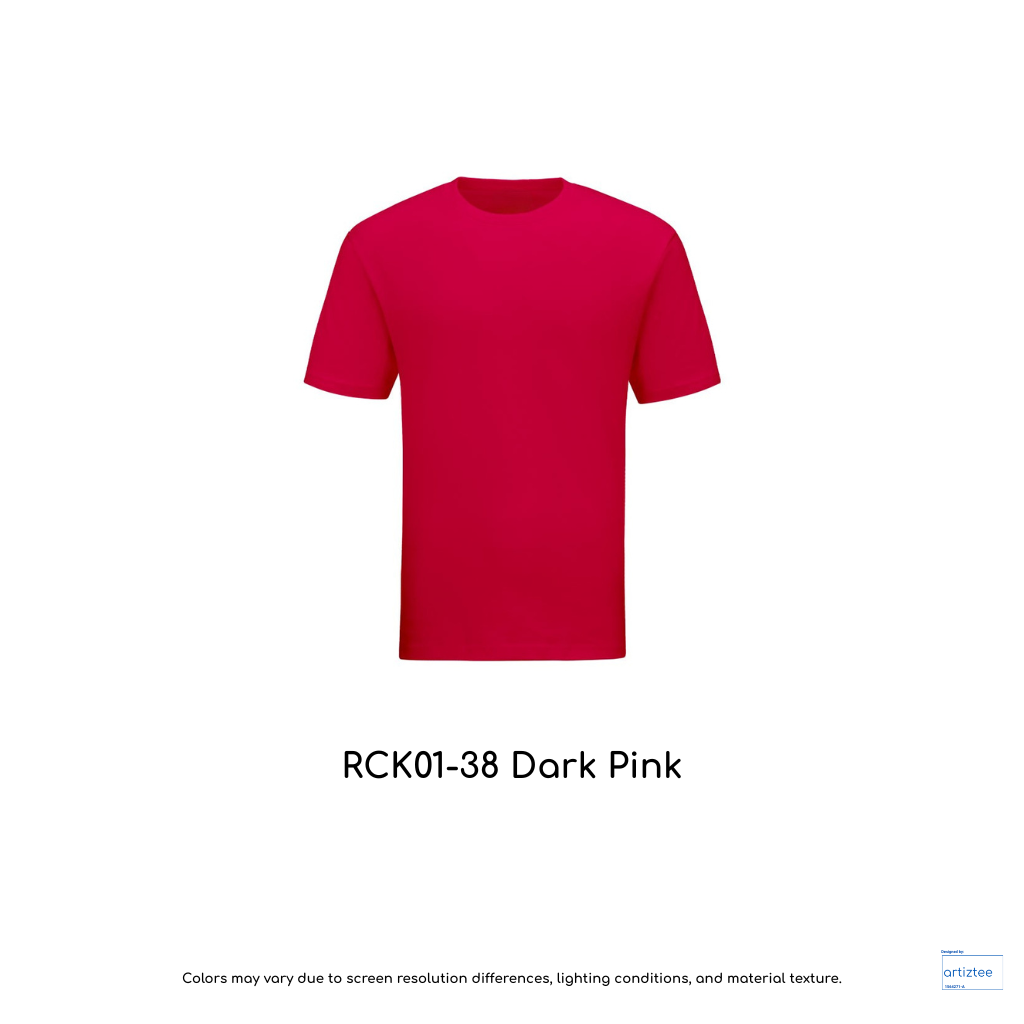 Kid T-Shirt - Combed Cotton RCK01-38 Dark Pink | Unisex 160gsm | Artiztee