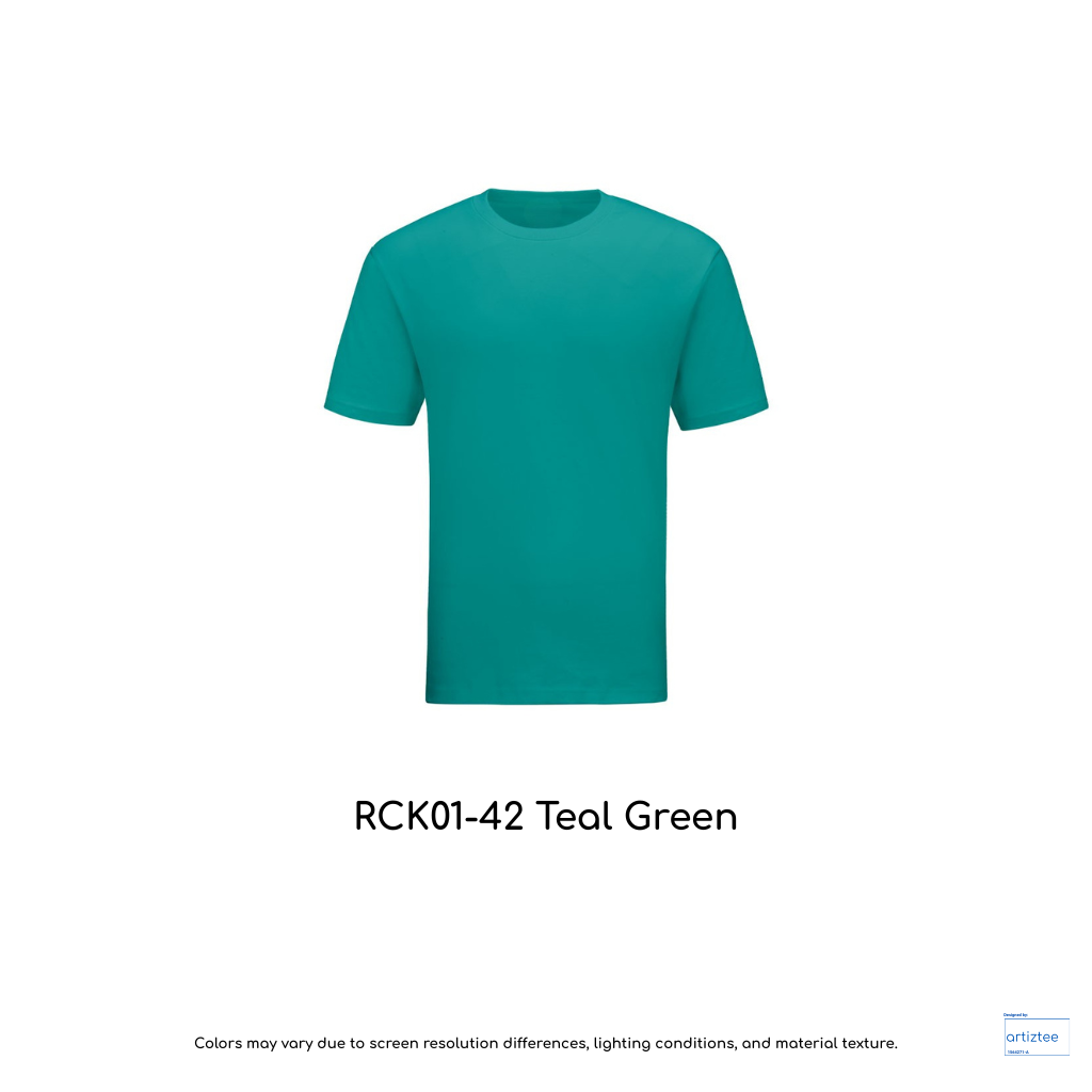 Kid T-Shirt - Combed Cotton RCK01-42 Teal Green | Unisex 160gsm | Artiztee