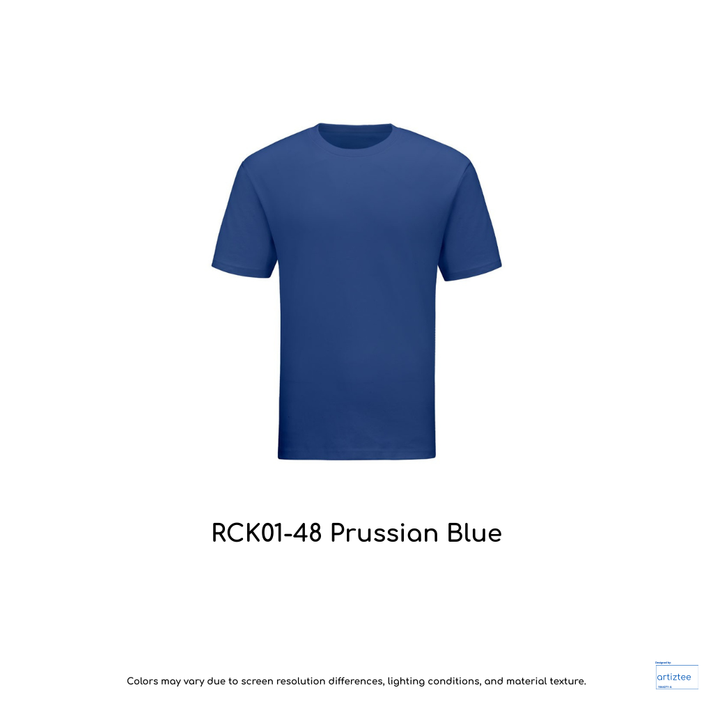 Kid T-Shirt - Combed Cotton RCK01-48 Prussian Blue | Unisex 160gsm | Artiztee