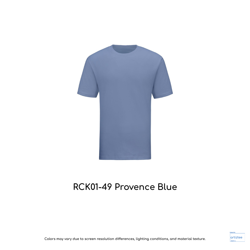 Kid T-Shirt - Combed Cotton RCK01-49 Provence Blue | Unisex 160gsm | Artiztee