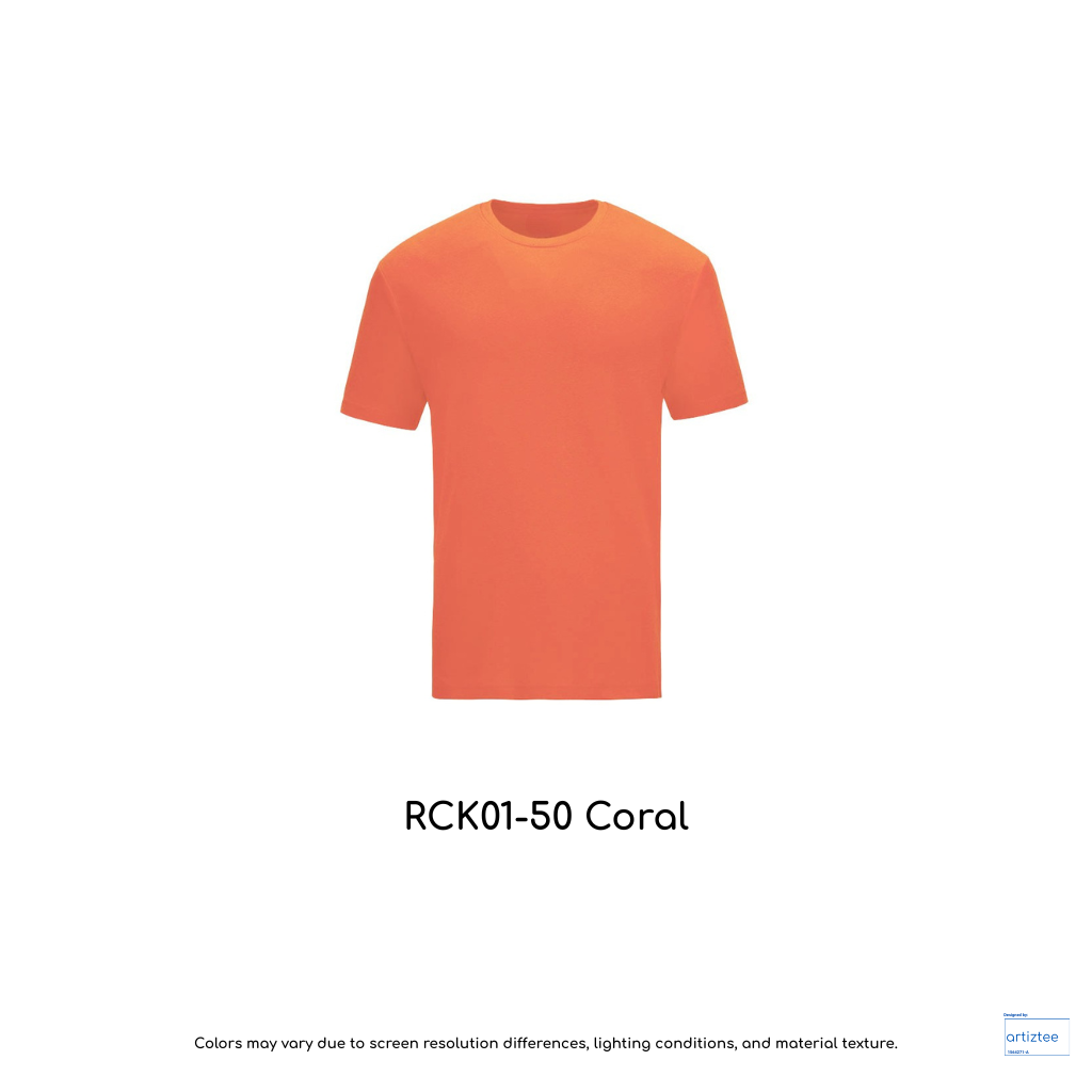 Kid T-Shirt - Combed Cotton RCK01-50 Coral | Unisex 160gsm | Artiztee