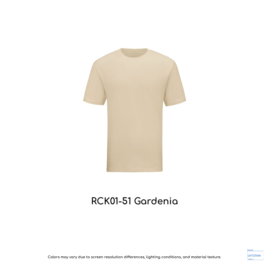 Kid T-Shirt - Combed Cotton RCK01-51 Gardenia | Unisex 160gsm | Artiztee