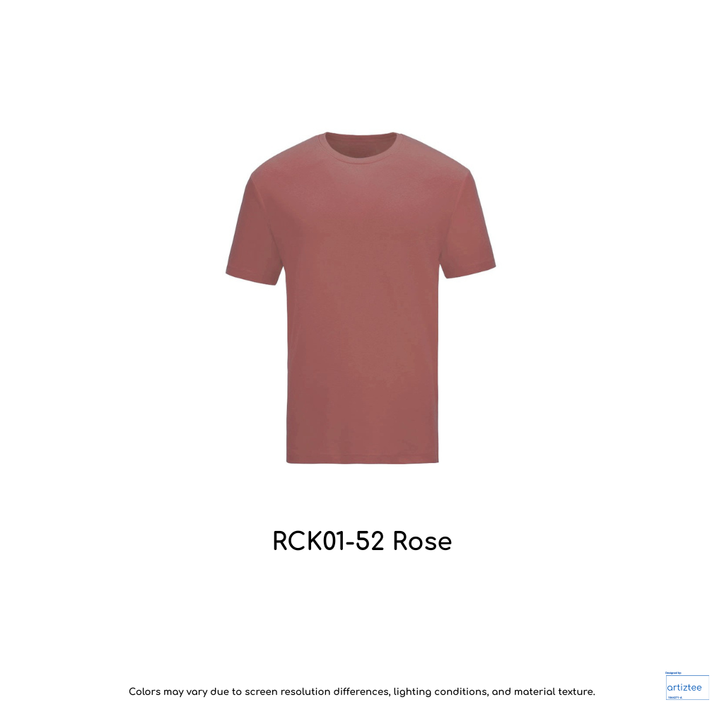 Kid T-Shirt - Combed Cotton RCK01-52 Rose | Unisex 160gsm | Artiztee
