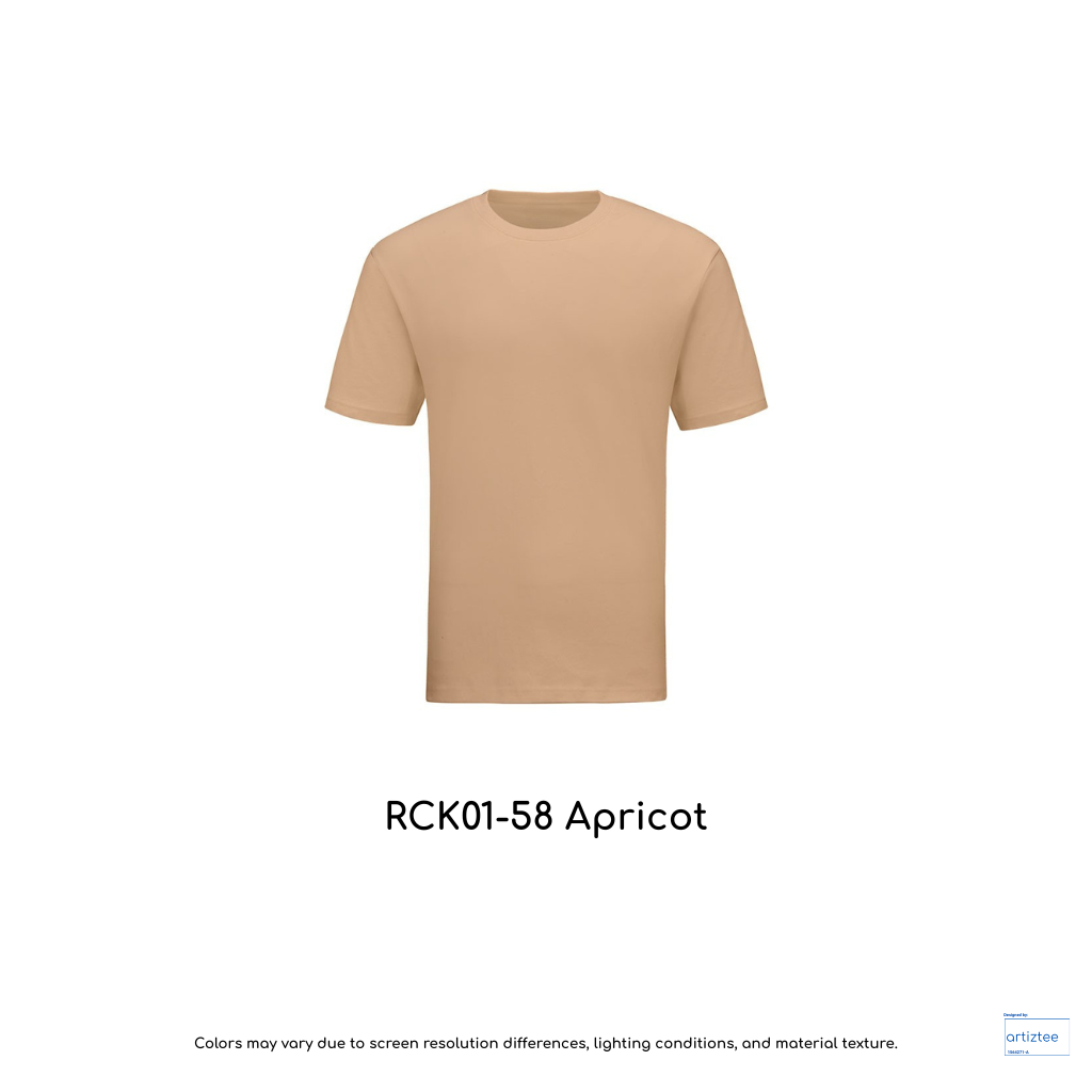 Kid T-Shirt - Combed Cotton RCK01-58 Apricot | Unisex 160gsm | Artiztee
