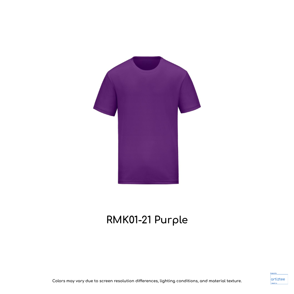Kid T-Shirt - Microfiber RMK01-21 Purple | Unisex 160gsm | Artiztee