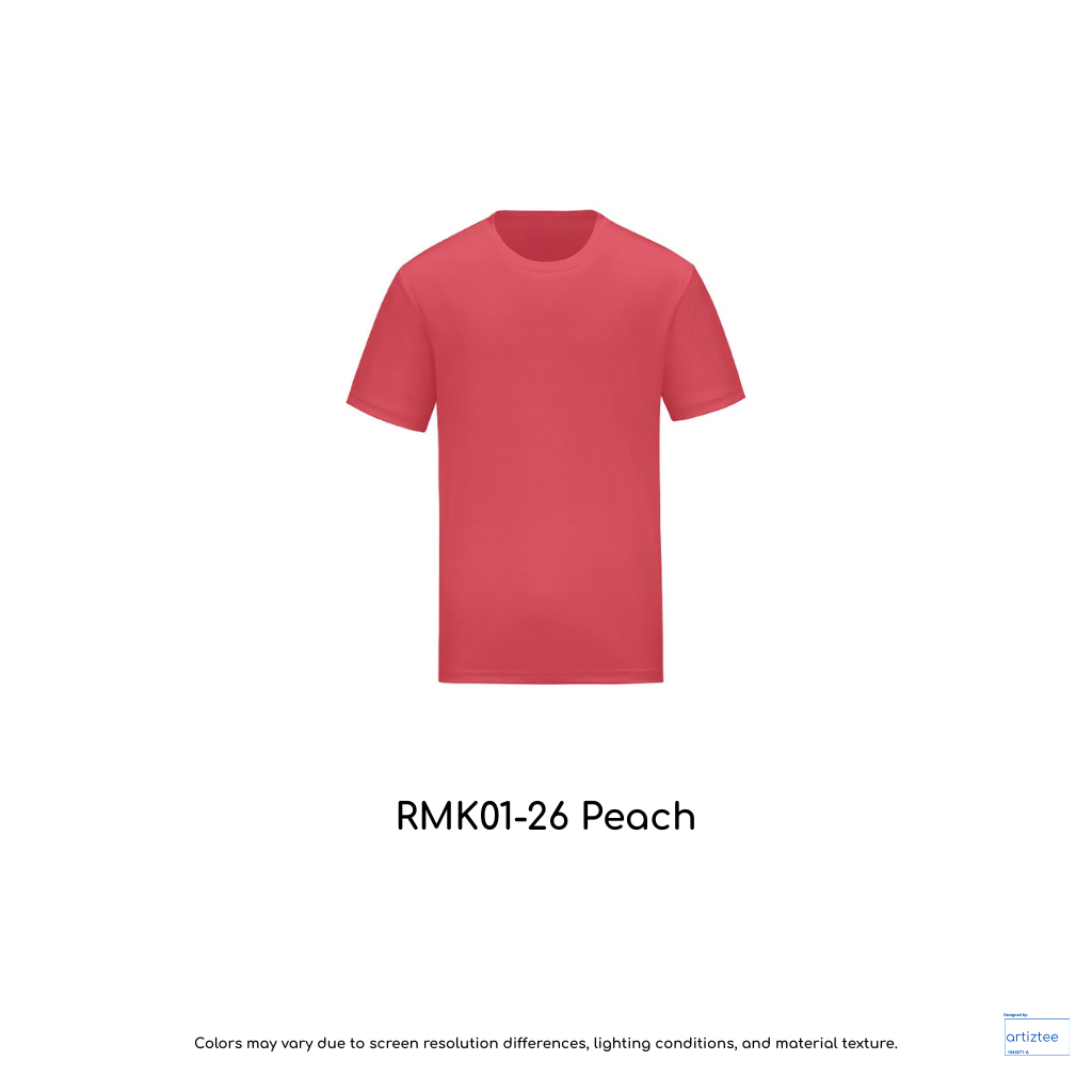 Kid T-Shirt - Microfiber RMK01-26 Peach | Unisex 160gsm | Artiztee