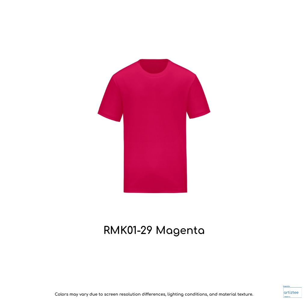 Kid T-Shirt - Microfiber RMK01-29 Magenta | Unisex 160gsm | Artiztee