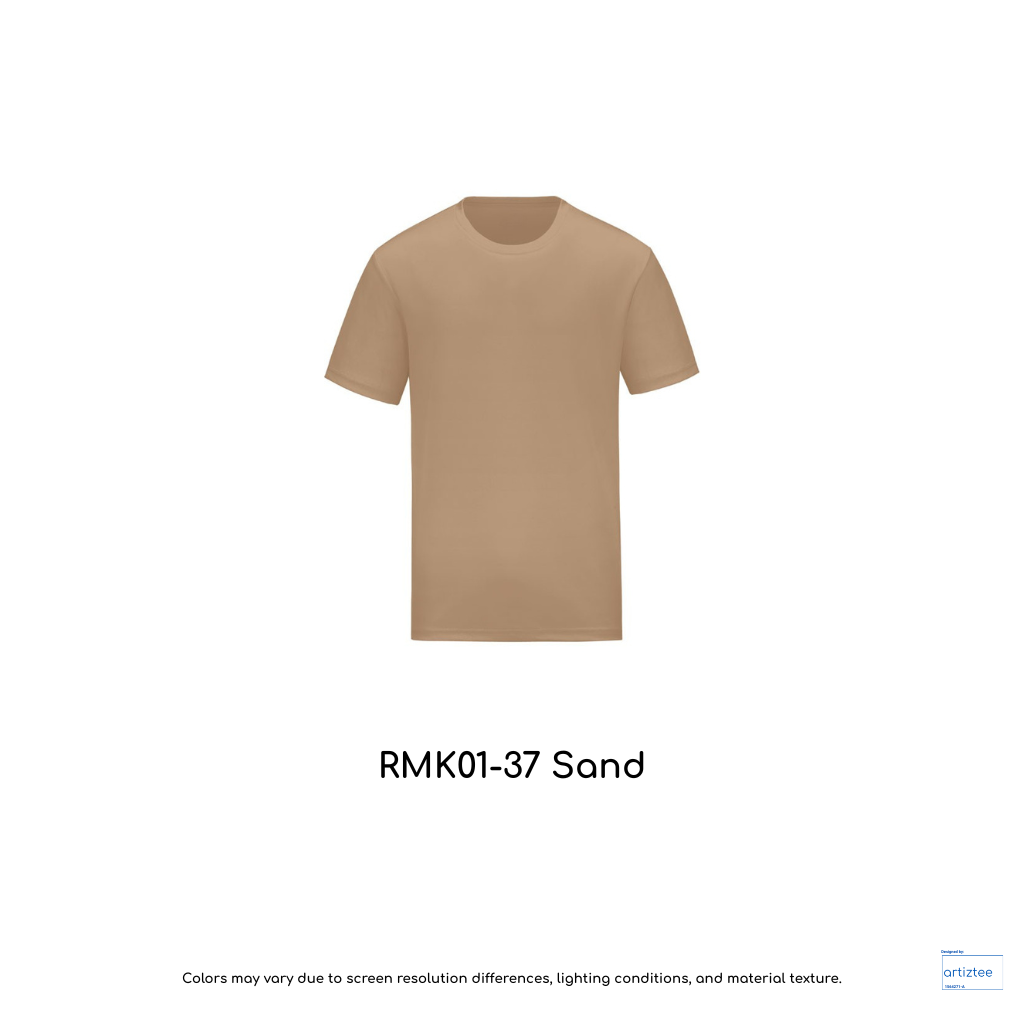 Kid T-Shirt - Microfiber RMK01-37 Sand | Unisex 160gsm | Artiztee