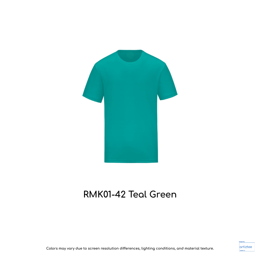 Kid T-Shirt - Microfiber RMK01-42 Teal Green | Unisex 160gsm | Artiztee