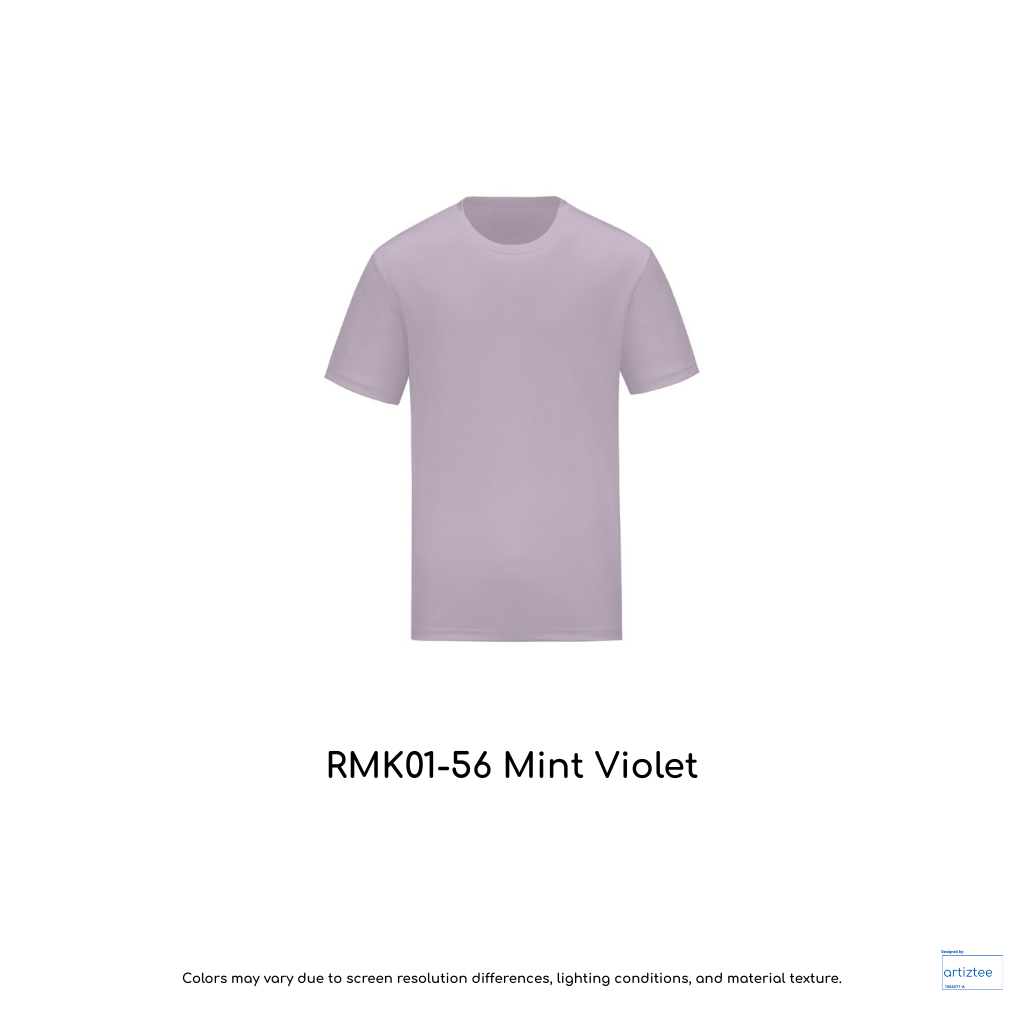 Kid T-Shirt - Microfiber RMK01-56 Mint Violet | Unisex 160gsm | Artiztee