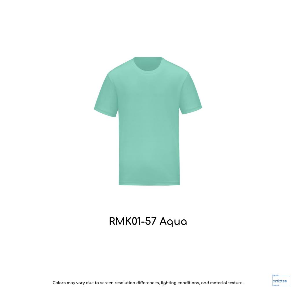 Kid T-Shirt - Microfiber RMK01-57 Aqua | Unisex 160gsm | Artiztee