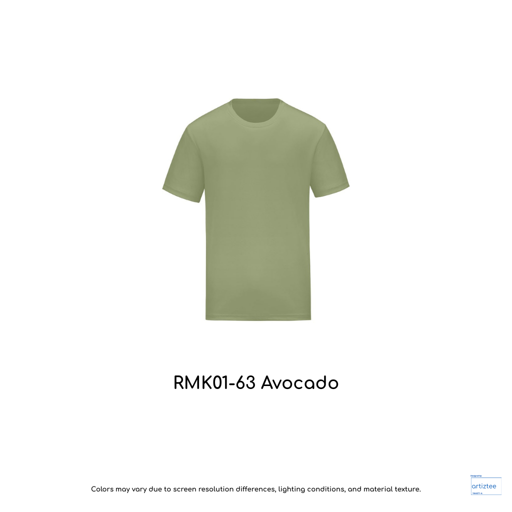 Kid T-Shirt - Microfiber RMK01-63 Avocado | Unisex 160gsm | Artiztee