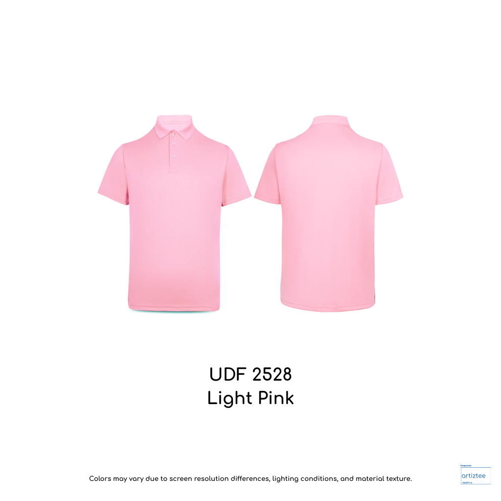 Kid Polo Shirt Quick Dry - Unisex | Light Pink | UDF2528 | Artiztee