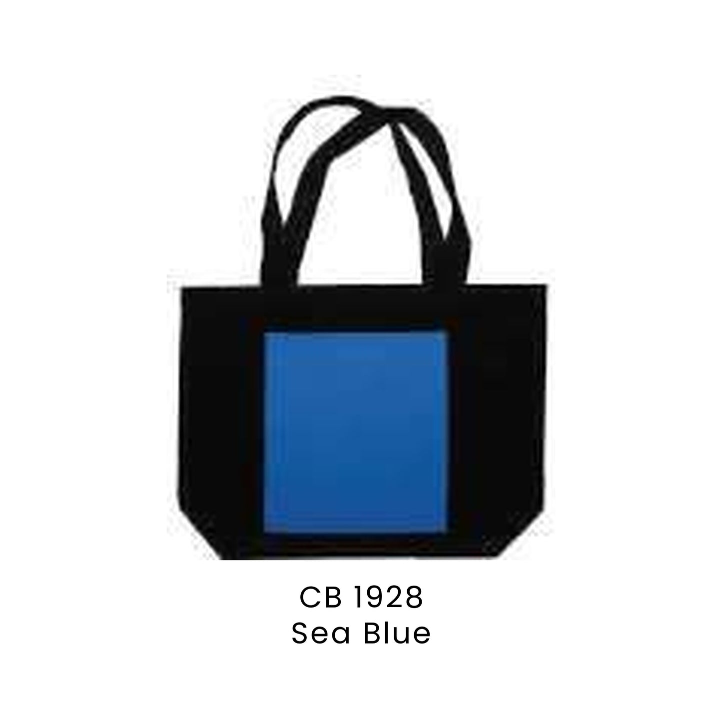 Canvas Bags - 12oz Natural Cotton Canvas Bags | CB19 | Sea Blue | CB1928 | Artiztee