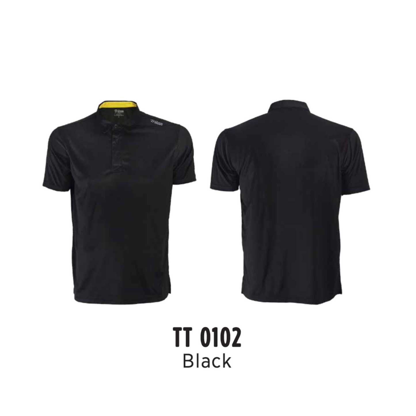 Premium Microfibre Polo Shirt | Black | TT0102