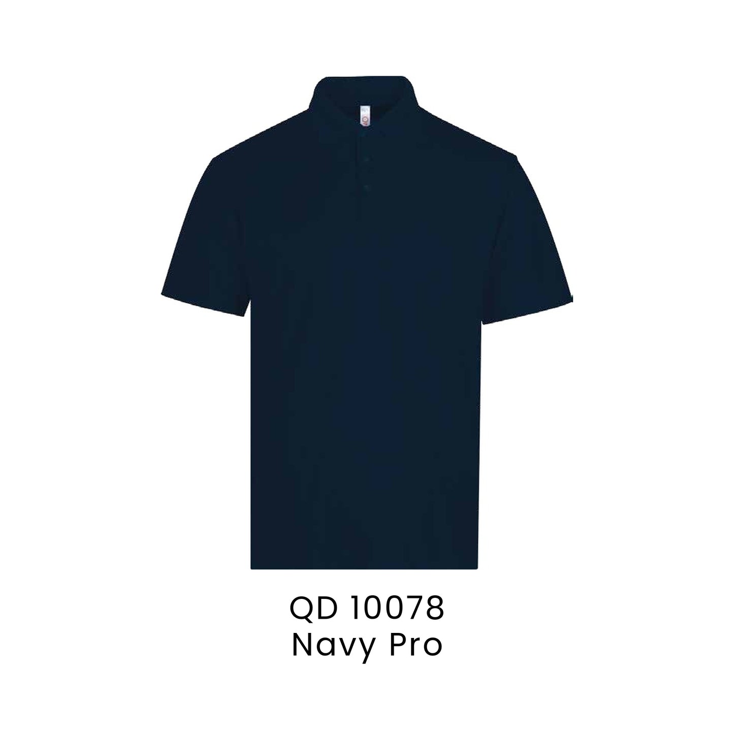 QD 10078 Navy Pro - QD100 polo shirt