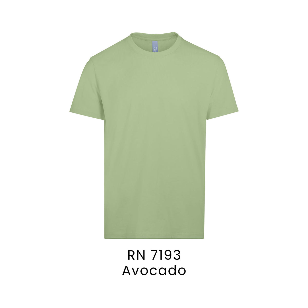 RN 7193 Avocado - RN71 cotton t-shirt
