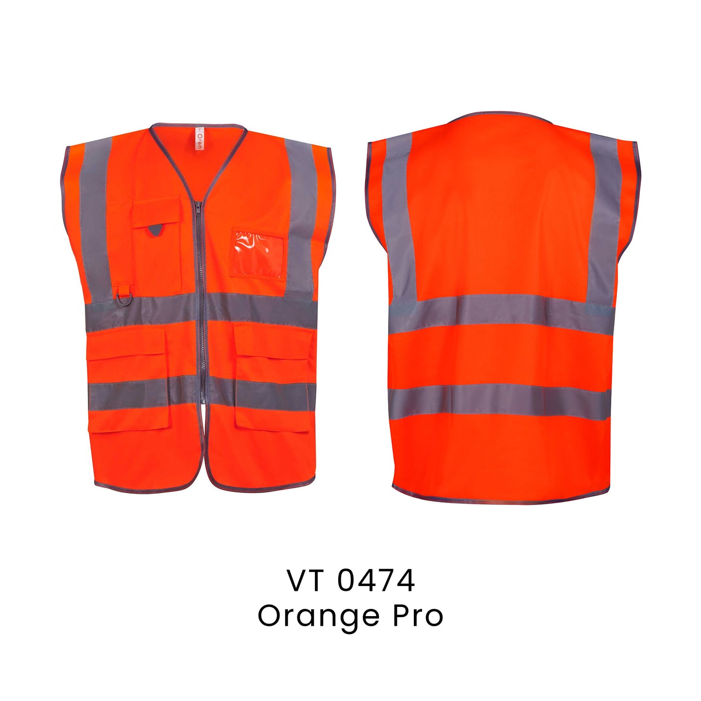 VT 0474 Orange Pro - VT04 safety vest