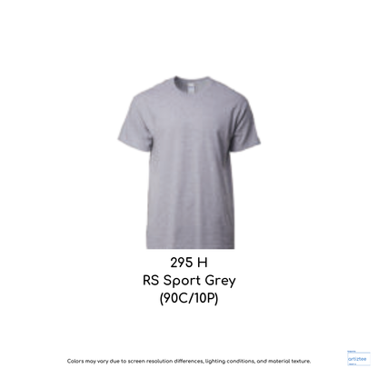 T-Shirt Unisex 203gsm Cotton | RS Sport Grey | 295H | 2000