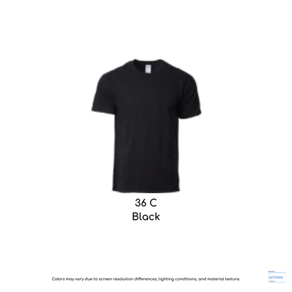 T-Shirt Unisex 203gsm Cotton | Black | 36C | 2000