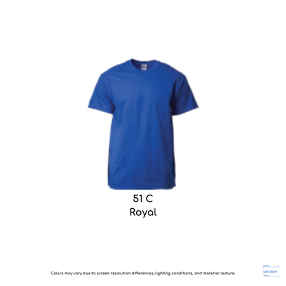 T-Shirt Unisex 203gsm Cotton | Royal | 51C | 2000