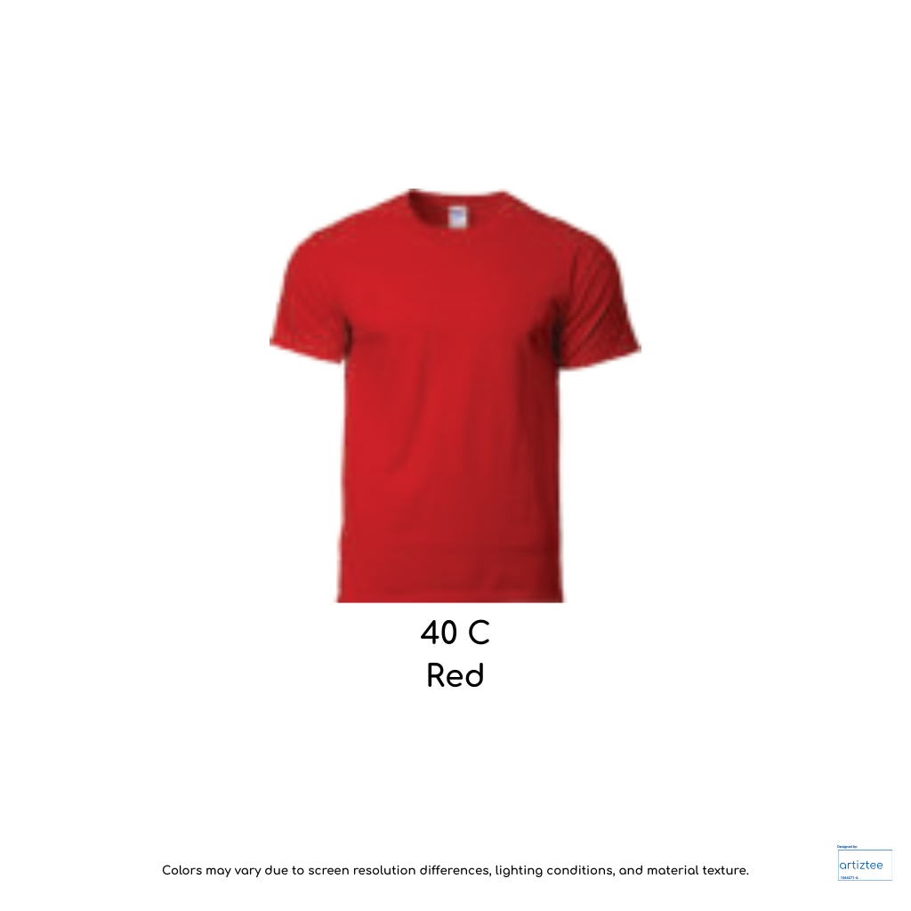 T-Shirt Softstyle 150gsm Unisex 63000 Red 40C