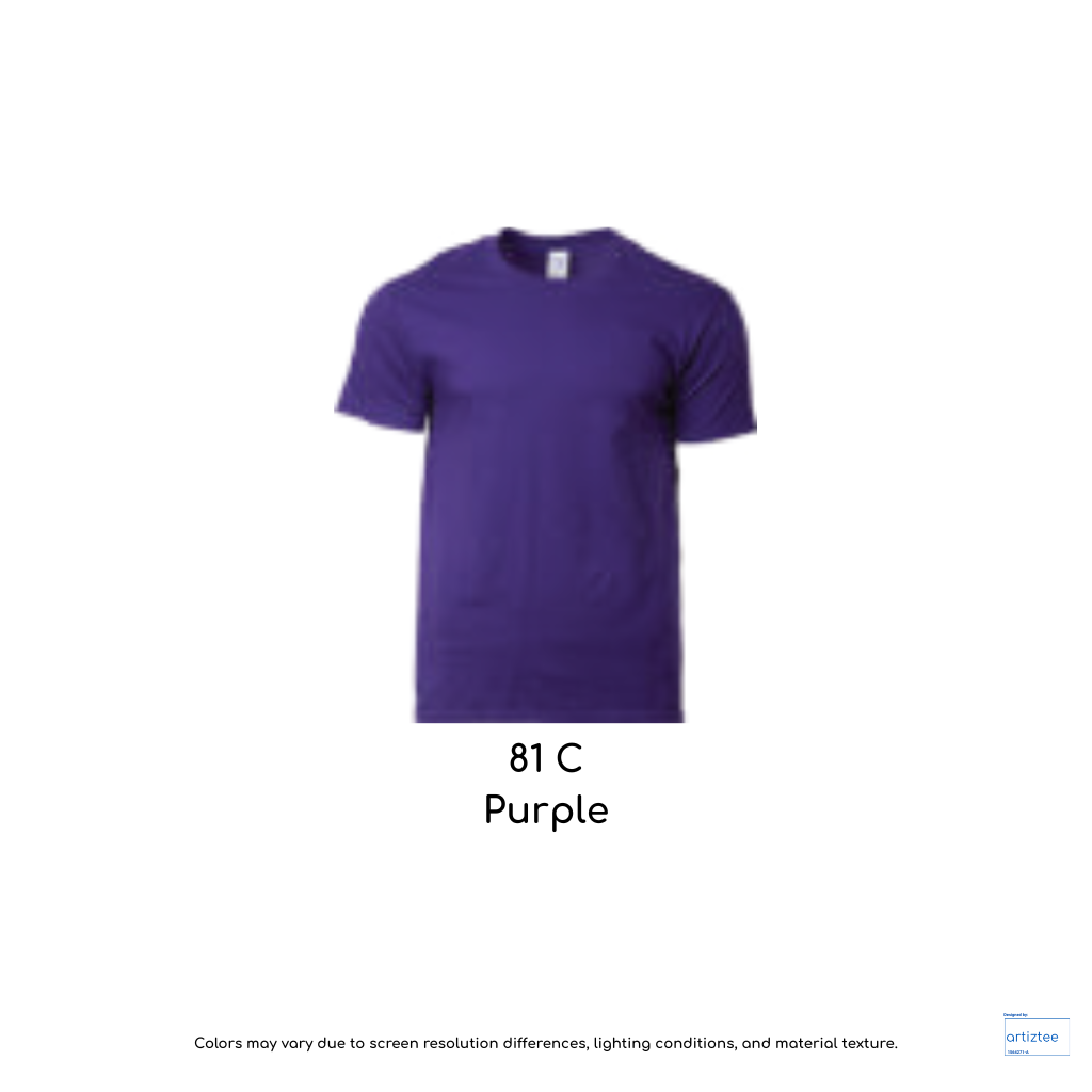 T-Shirt Softstyle 150gsm Unisex 63000 Purple 81C