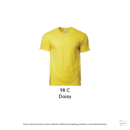 T-Shirt Softstyle 150gsm Unisex 63000 Daisy 98C
