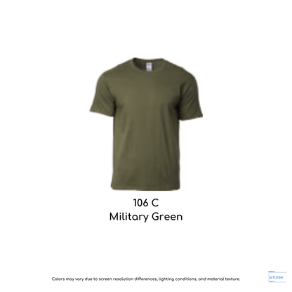T-Shirt Unisex 180gsm Cotton | Military Green | 106C | 76000