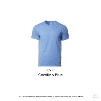 T-Shirt Unisex 180gsm Cotton | Carolina Blue | 109C | 76000