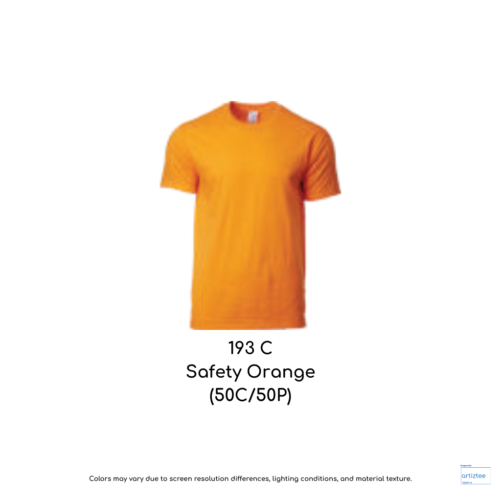 T-Shirt Unisex 180gsm Cotton | Safety Orange | 193C | 76000