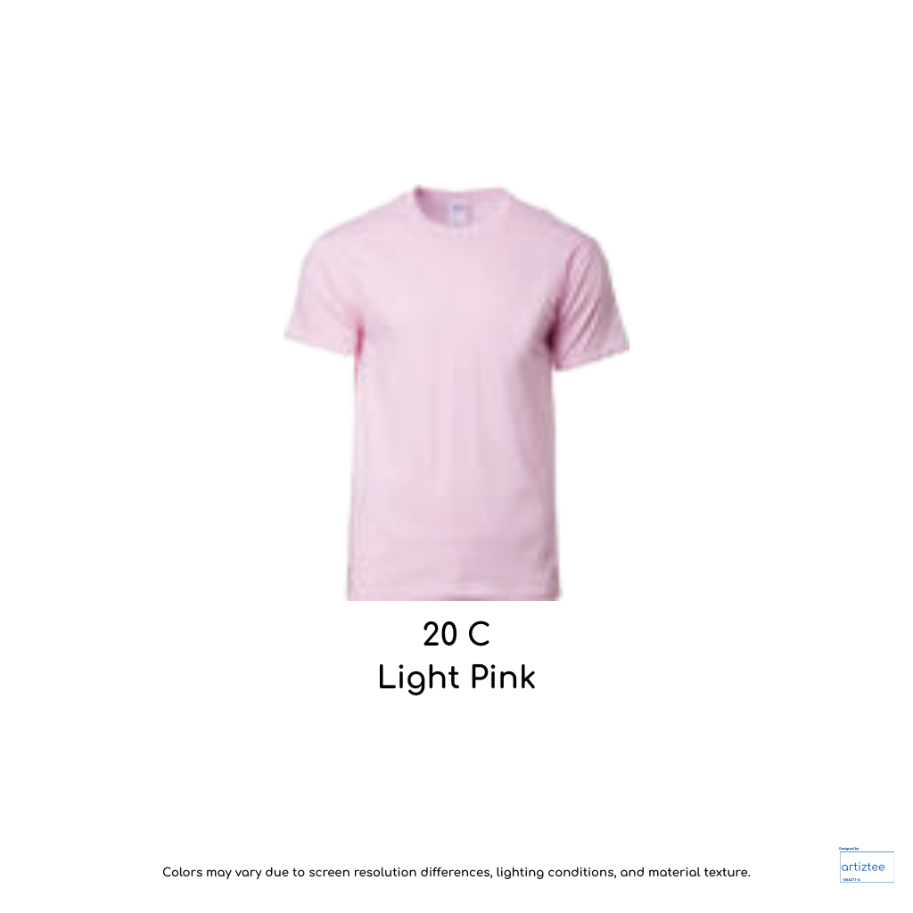 T-Shirt Unisex 180gsm Cotton | Pink | 20C | 76000