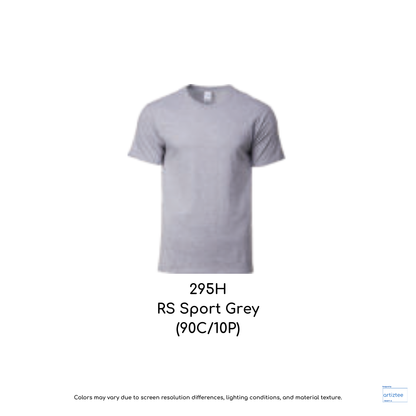 T-Shirt Unisex 180gsm Cotton | RS Sport Grey | 295H | 76000