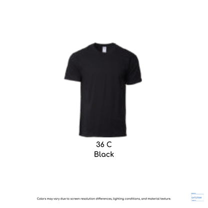 T-Shirt Unisex 180gsm Cotton | Black | 36C | 76000